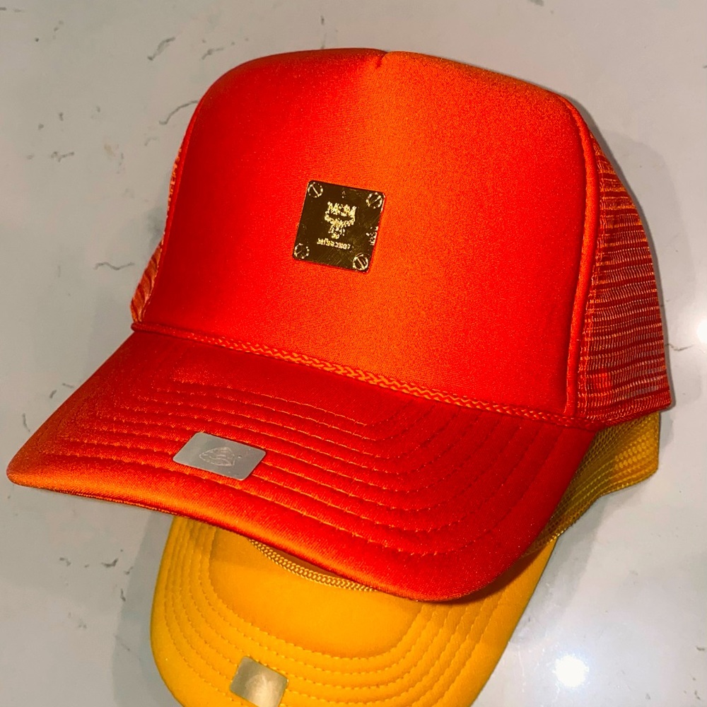 MCM Trucker Hat Pumpkin Orange